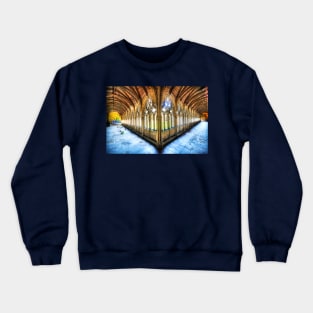 Lincoln Cathedral Cloisters 2 Crewneck Sweatshirt